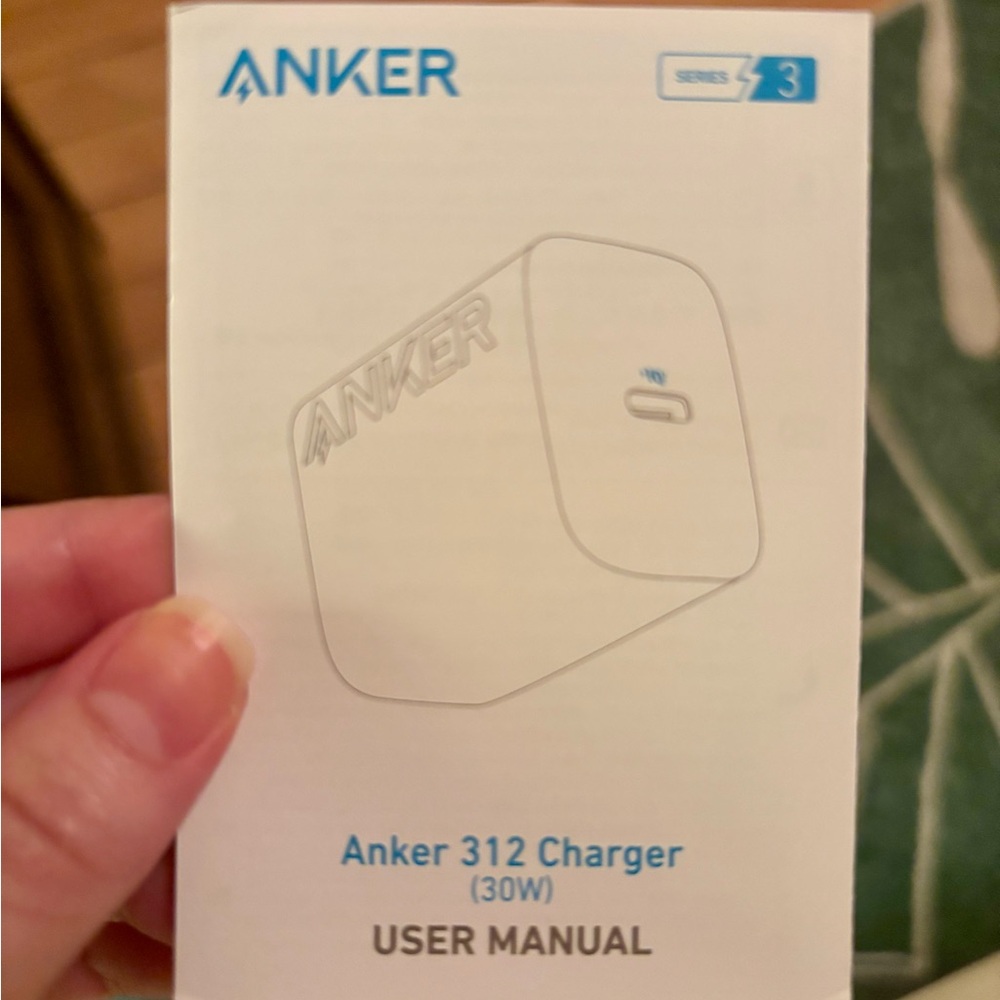 New Anker 312 Series 3 Charger White, 30W